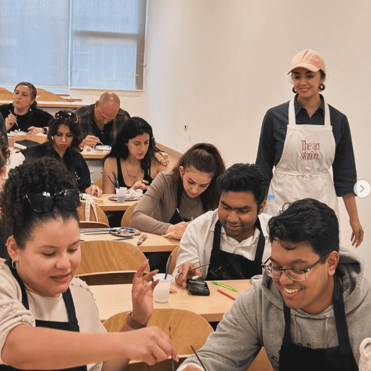 uir rabat art workshop team building