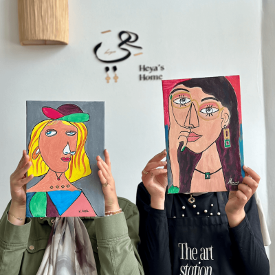 Bring Your Friend & Paint Each Other -Picasso Style